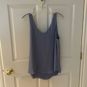 Cute blue chiffon tank